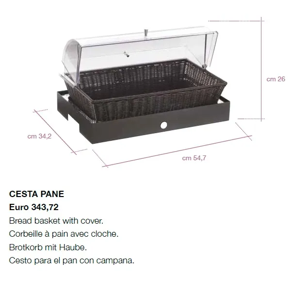 Pinti Cesto Pane Wenge art.F1806900